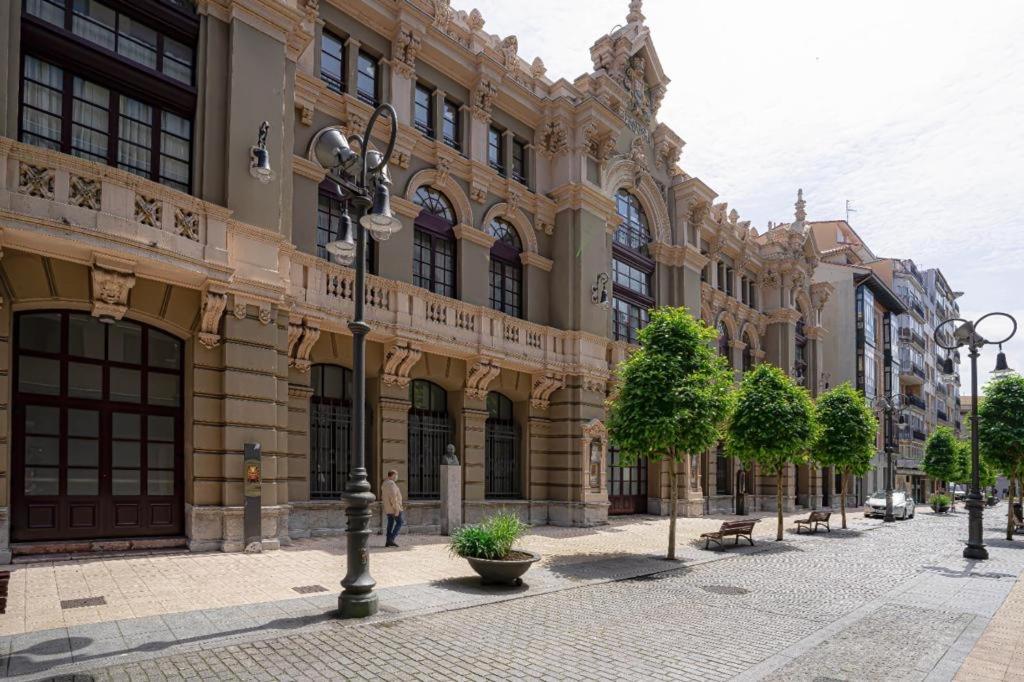 Apartamento Palacio Valdes, Centro Aviles, Con Parking Zewnętrze zdjęcie