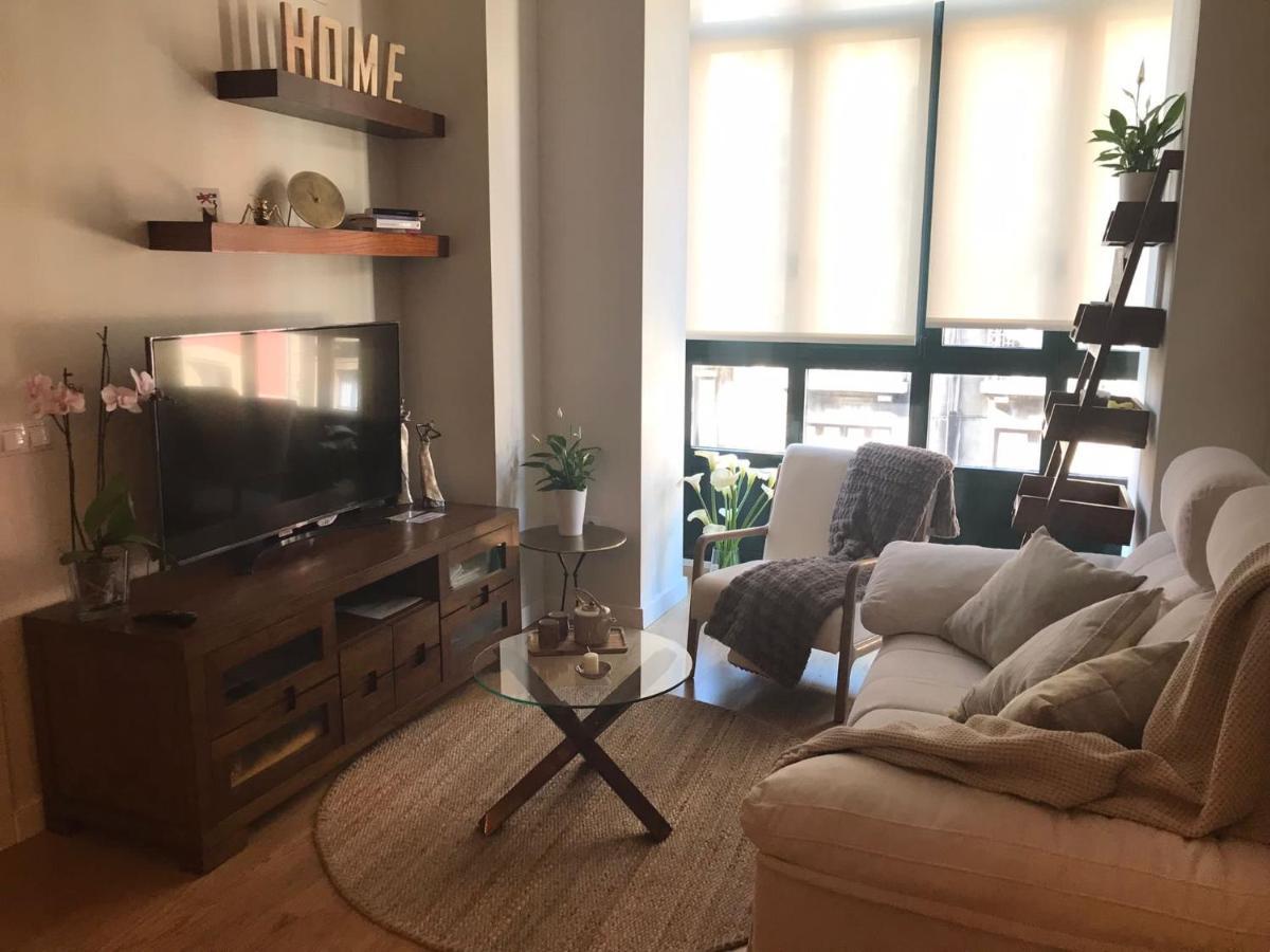 Apartamento Palacio Valdes, Centro Aviles, Con Parking Zewnętrze zdjęcie